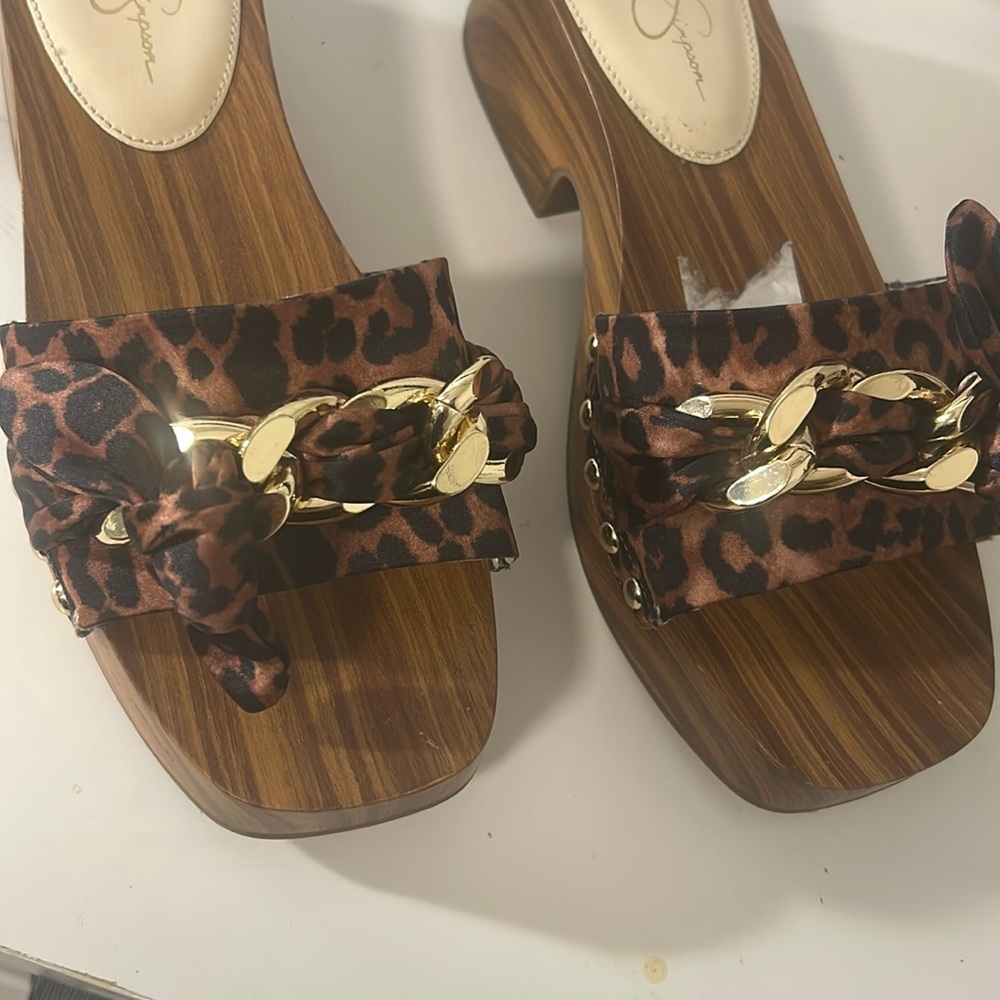 Jessica Simpson Women's resima platform Leopard Print  size 8 M  (38.5) - Picture 4 of 6